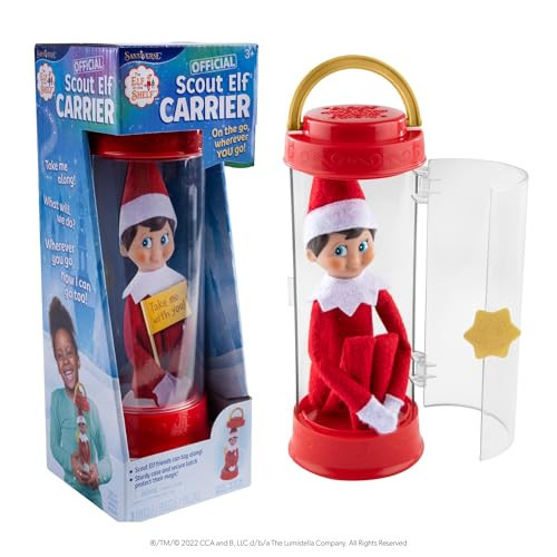 The Elf on the Shelf Scout Elf Carrier The Official Carrier from The North Pole for Scout Elf Family Adventures - Scout Elf Not Included | Amazon (US)