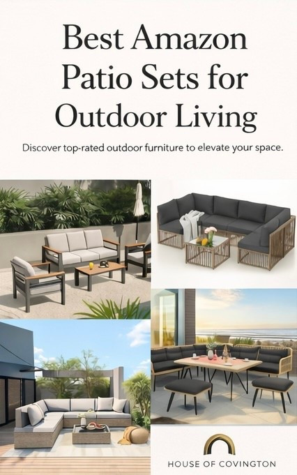 These Amazon outdoor patio sets give modern resort vibes without the luxury price tag. Neutral cushions, woven bases, and clean-lined silhouettes make them perfect for backyard entertaining.

#LTKSaleAlert #LTKHome #LTKSpringSale
