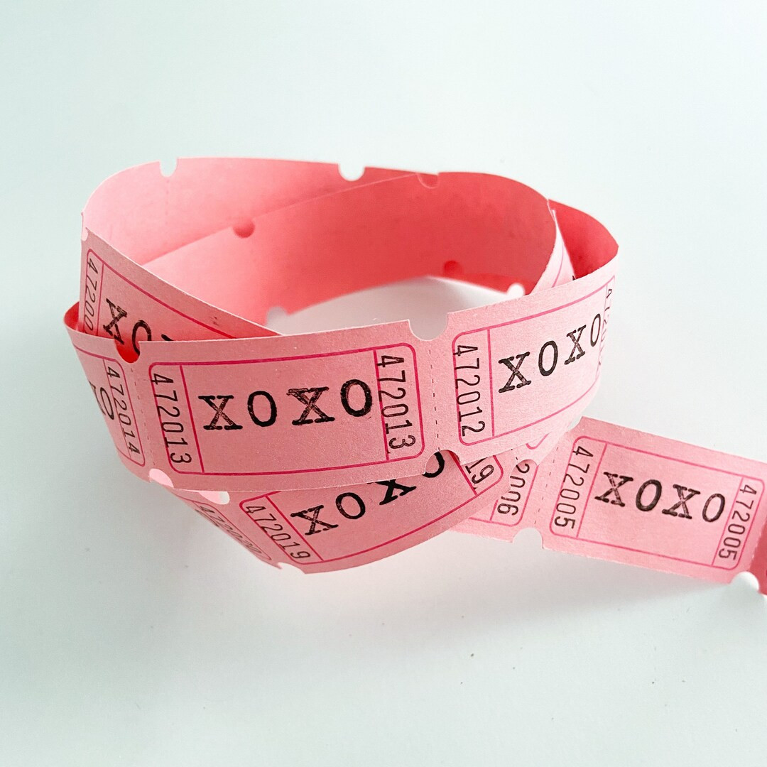 Kissing booth tickets, XOXO tickets for Kissing Booth | Etsy (US)