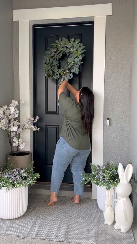 Spring entryway and bunnies for Easter! 🌷🐰

#LTKSeasonal #LTKhome