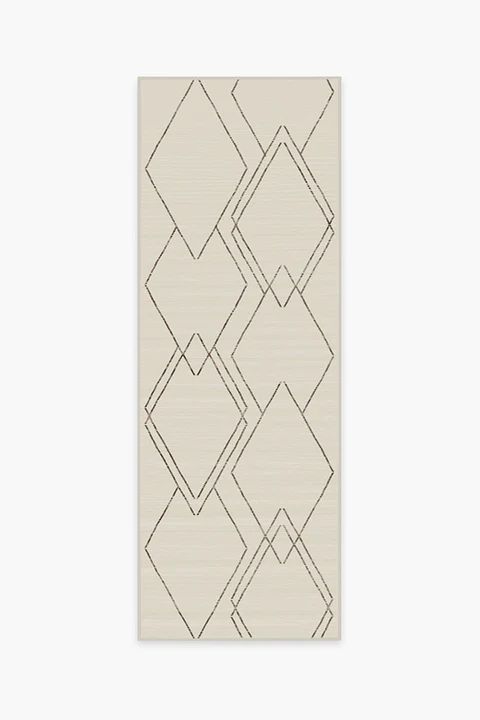 Diamond Dalia Beige Ivory Rug | Ruggable