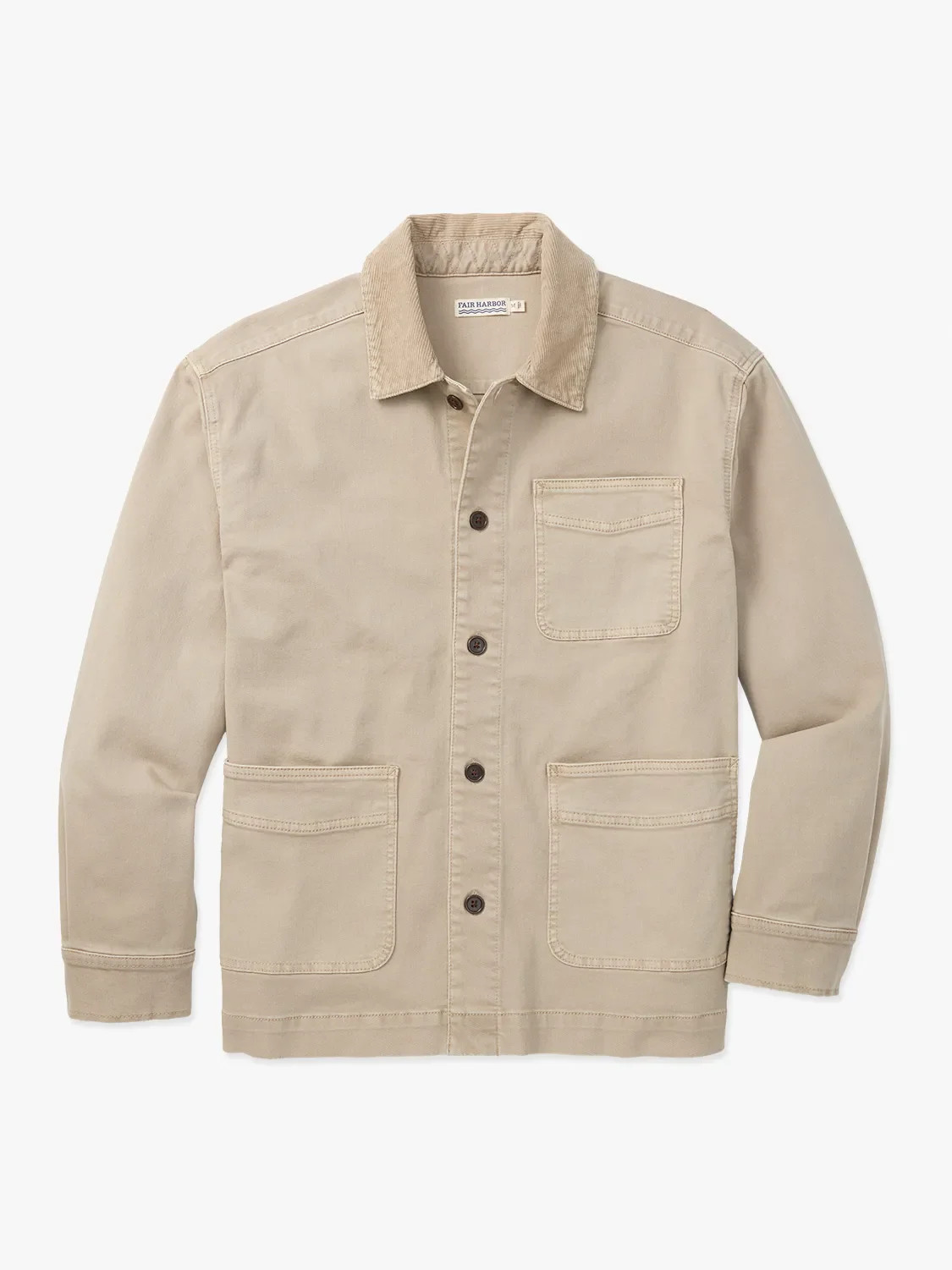 Seaport Chore Jacket | Khaki | Fair Harbor