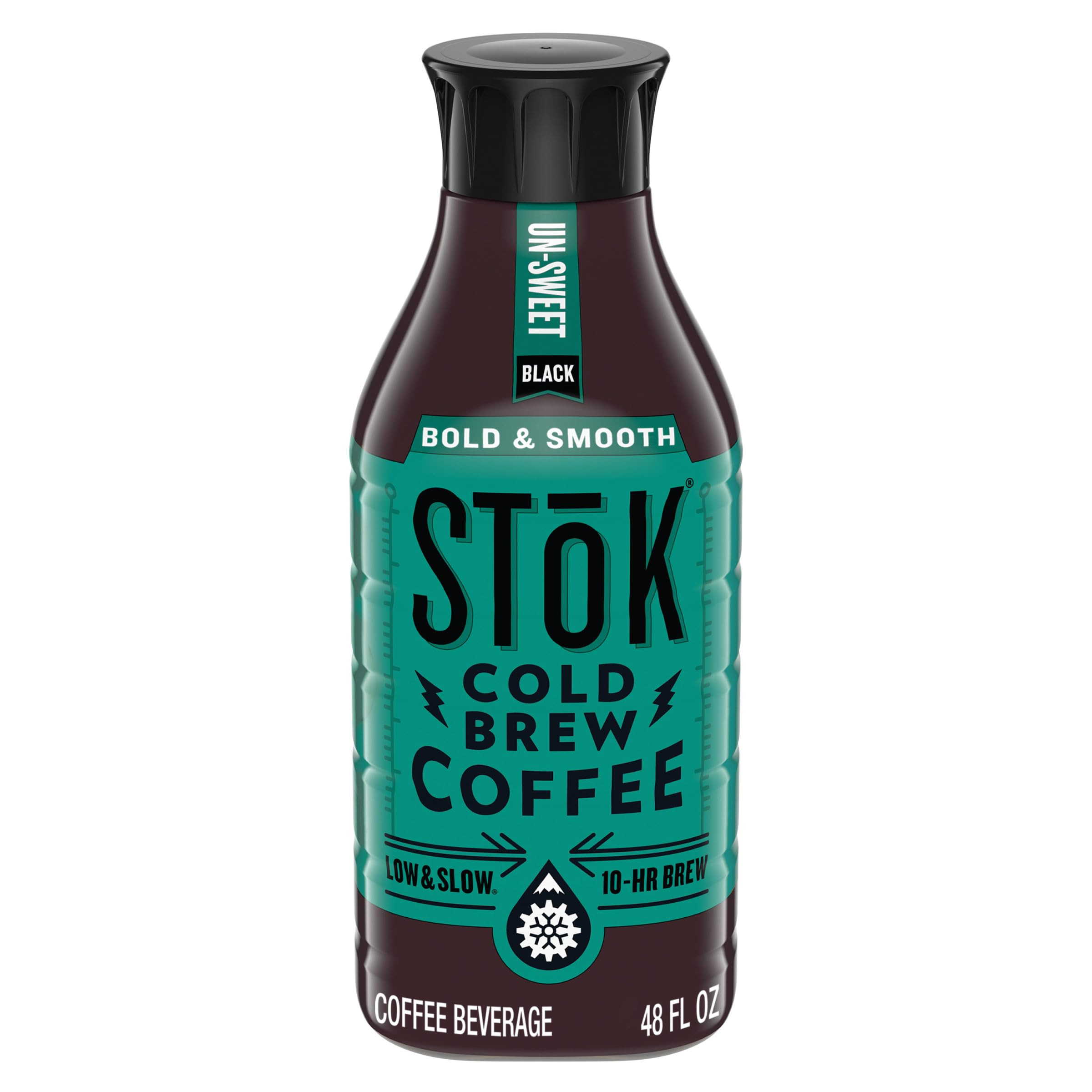 SToK Cold Brew Coffee, Arabica-Based Blend, Medium Roast Brewed Low and Slow, Unsweetened, Black ... | Amazon (US)