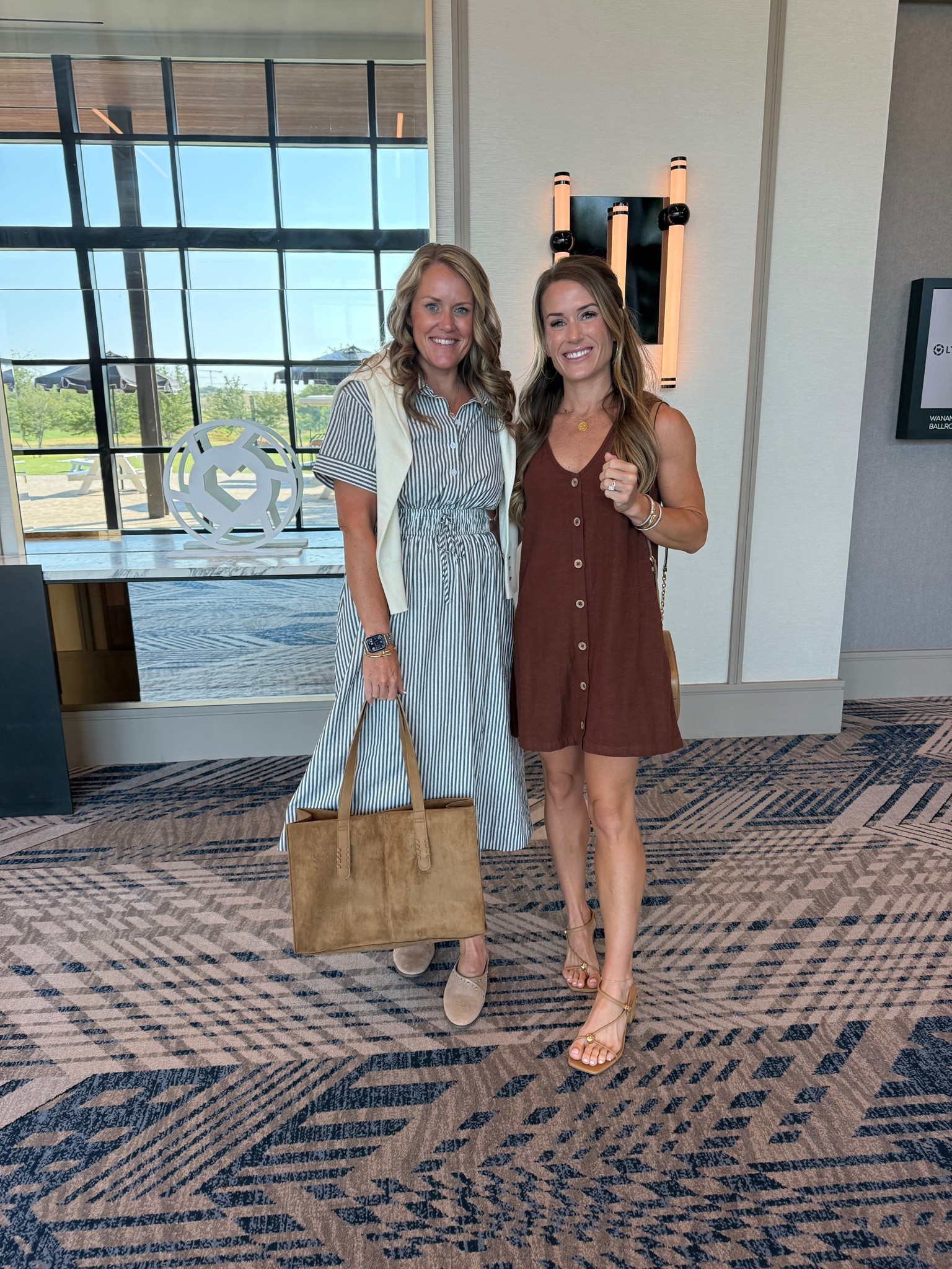 Day 3 of LTKCon 

Casual fall outfits fall transitional outfits midi dress mini dress striped dress sandals mules trendy fashion #LTKootd #LTKgrwm

#LTKCon #LTKootd #LTKgrwm
