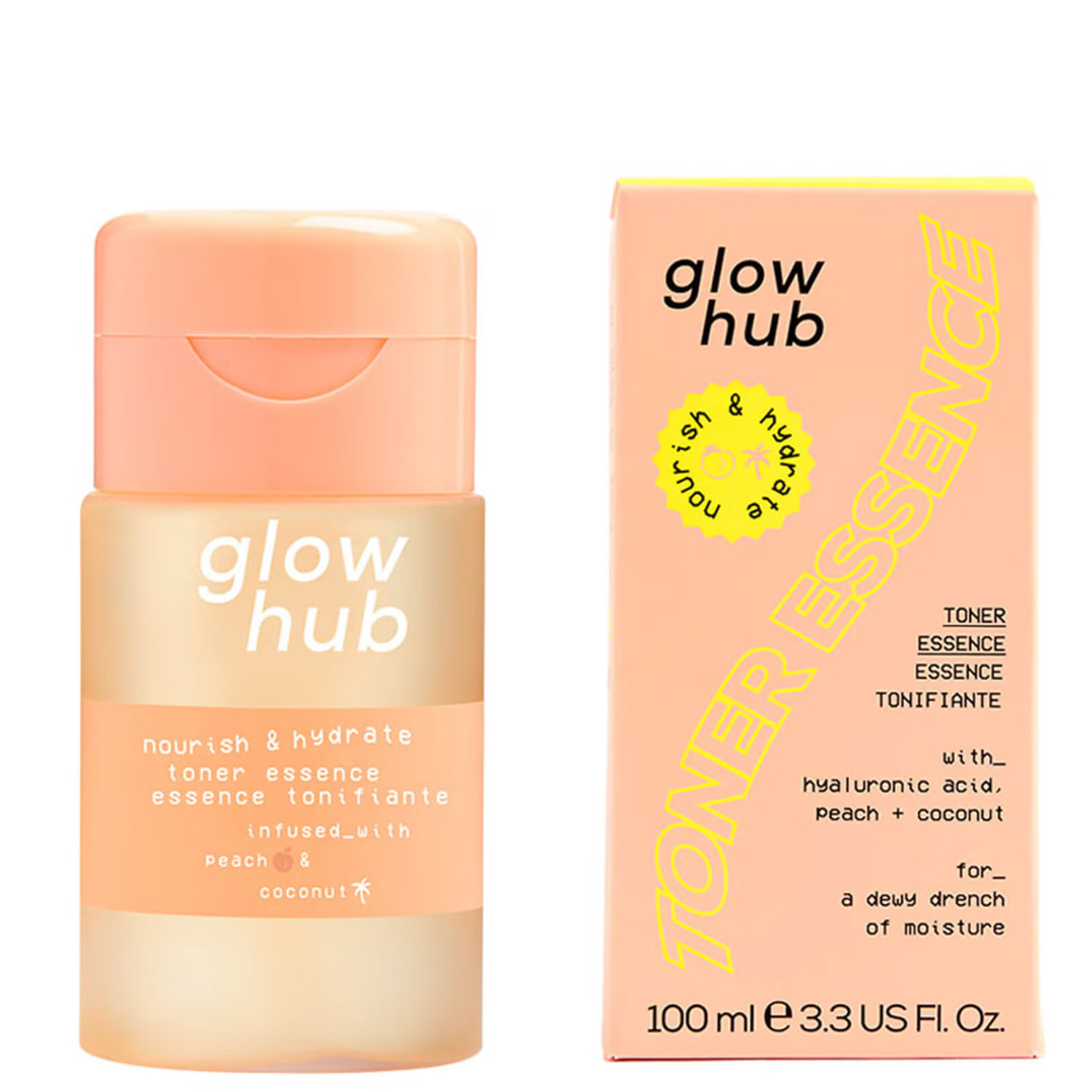 Glow Hub Nourish & Hydrate Toner Essence 100ml | Look Fantastic (UK)