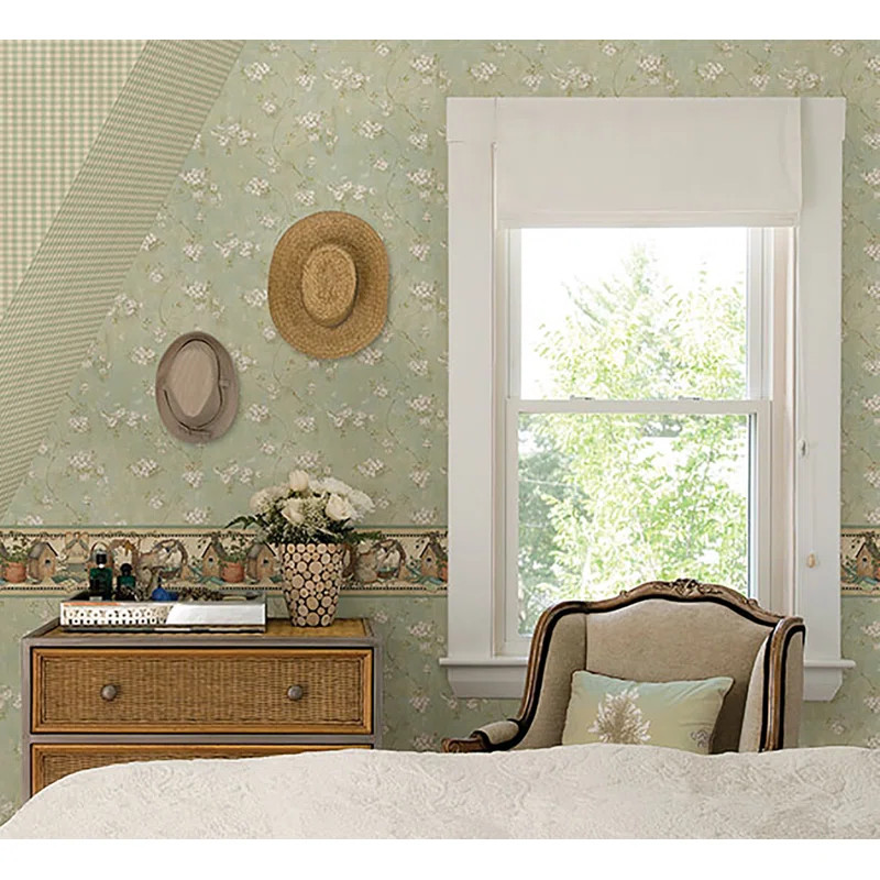 Aqua Avalia Floral Roll | Wayfair North America