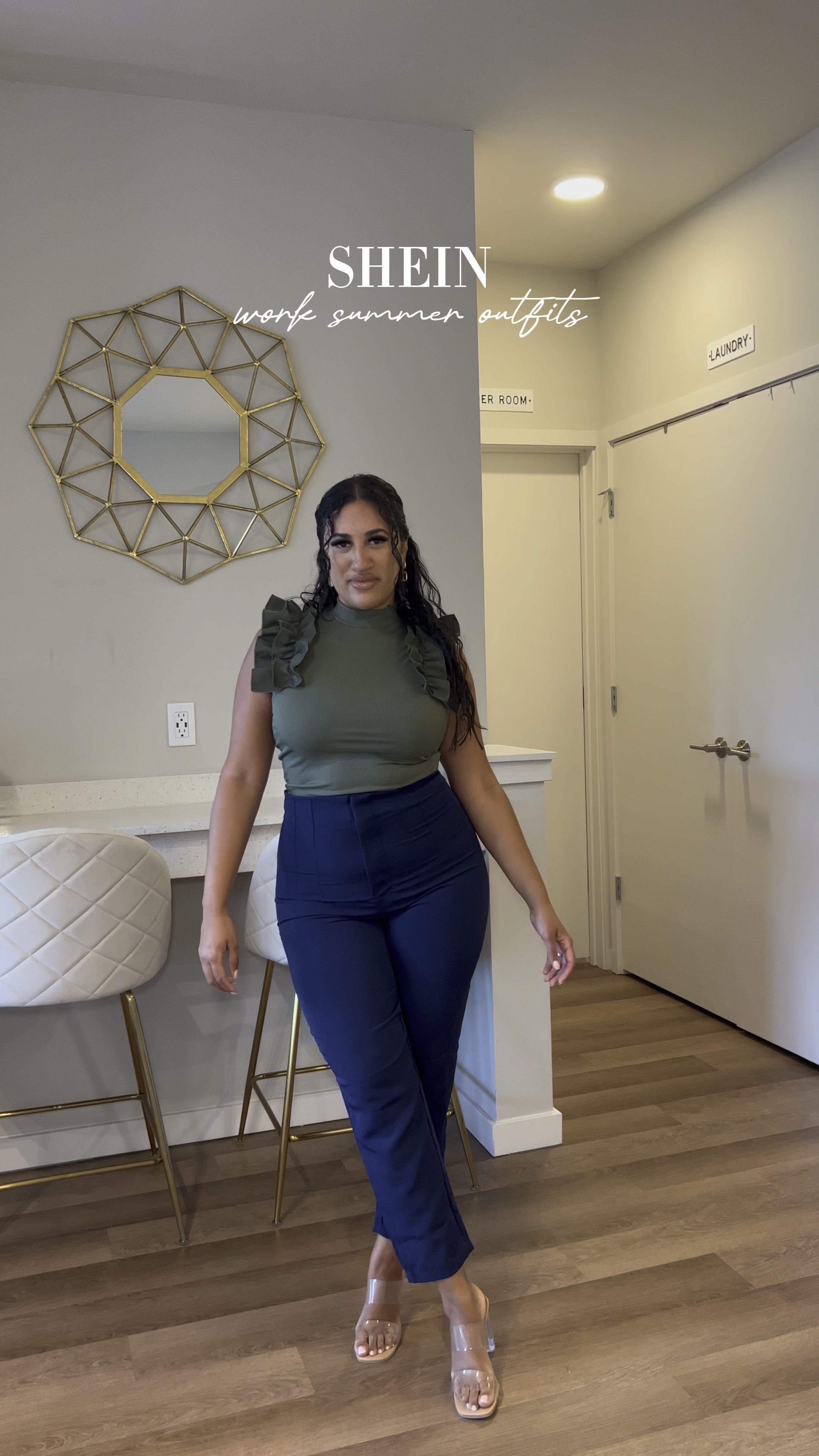 SHEIN summer office outfits👩🏽‍💼🌞🫶🏽

Wearing a medium in tops & large in dress pants! 

Work outfits 
Office outfits 
Professional wear
Professional attire 
Business attire 
Business casual
Affordable fashion 
Flare pants
Wide leg pants 
White dress pants
Dress pants 
Trousers 
Basic bodysuit 
Interview outfit 
Church outfit 
Conference outfit 
Meetings outfit 
Business meeting outfits 
Party guest outfit 
Party events outfit
Business Outfit ideas 

#likeit 

#LTKworkwear #LTKstyletip #LTKFind