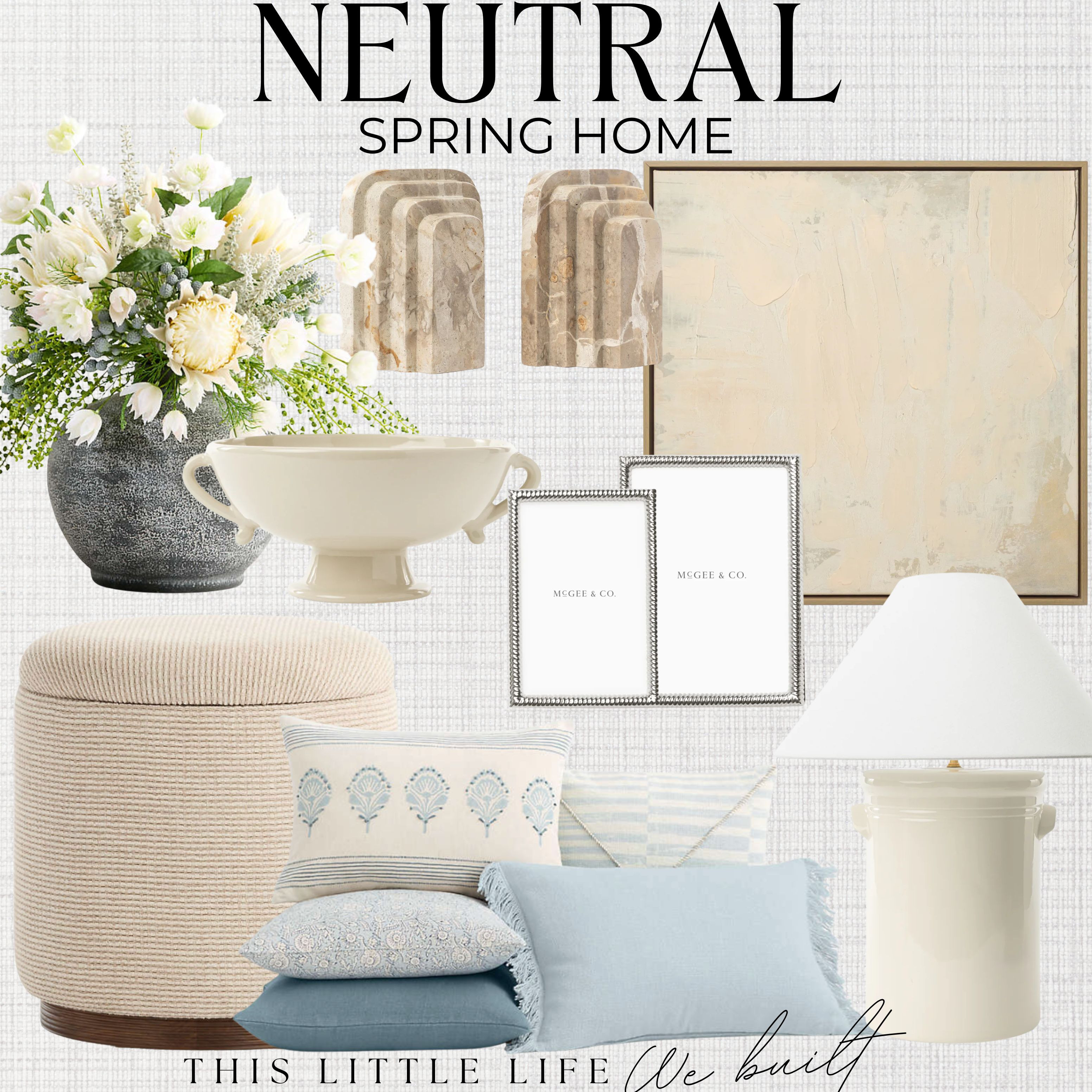 Neutral Spring Home!
Light Linen Curtains / Textured Throw Pillows / Soft Neutral Throws / Woven Baskets / Fluted Ceramic Vases / Decorative Trays / Faux Greenery & Branches / Stoneware Bowls / Wooden Bead Garlands / Neutral Area Rugs / Natural Fiber Rugs / Organic-Shape Mirrors / Minimalist Wall Art / Warm Wood Coffee Tables / Light Oak Consoles / Bouclé Accent Chairs / Upholstered Ottomans / Cane & Rattan Furniture / Sculptural Table Lamps / Ceramic Table Lamps / Soft White Bedding / Neutral Table Runners / Handcrafted Pottery / Linen Slipcovers / Modern Organic Accent Furniture / McGee & Co / Crate & Barrel / West Elm
 

 #LTKSeasonal #LTKHome