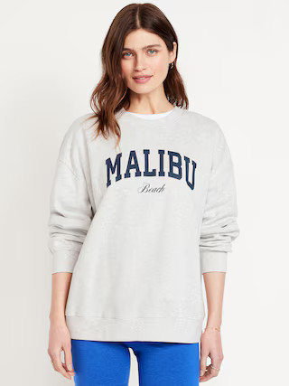 SoComfy Oversized Graphic Sweatshirt | Old Navy (US)
