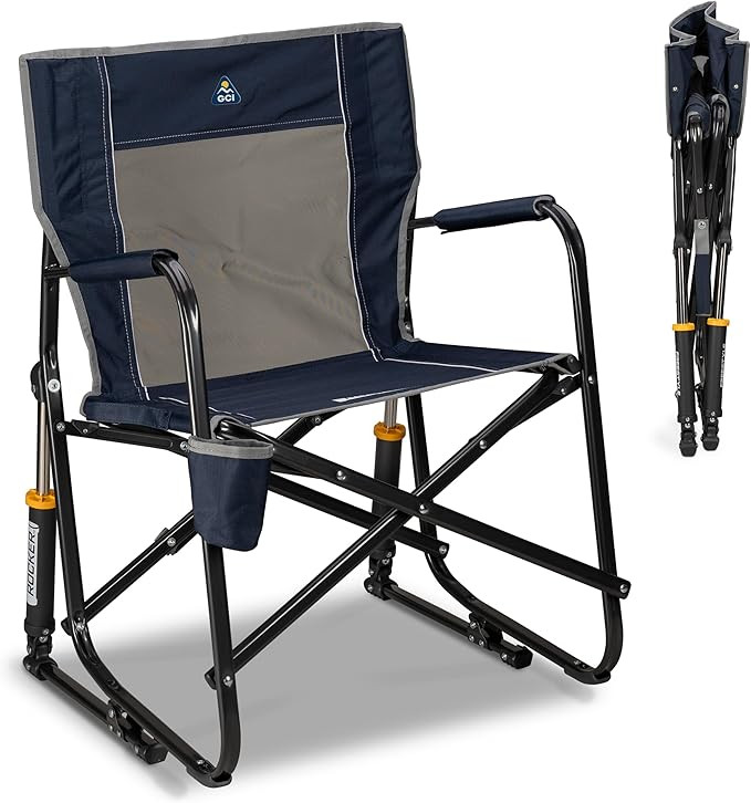 GCI Outdoor Freestyle Rocker Camping Chair | Portable Folding Rocking Chair with Solid, Durable A... | Amazon (US)