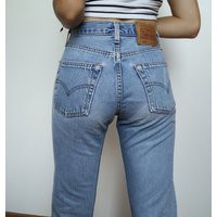 Vintage Levis 501 W26 Medium Wash 90S Made in Usa | Etsy (US)