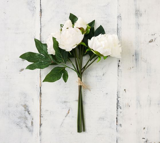 Faux Peony Bundle | Pottery Barn (US)