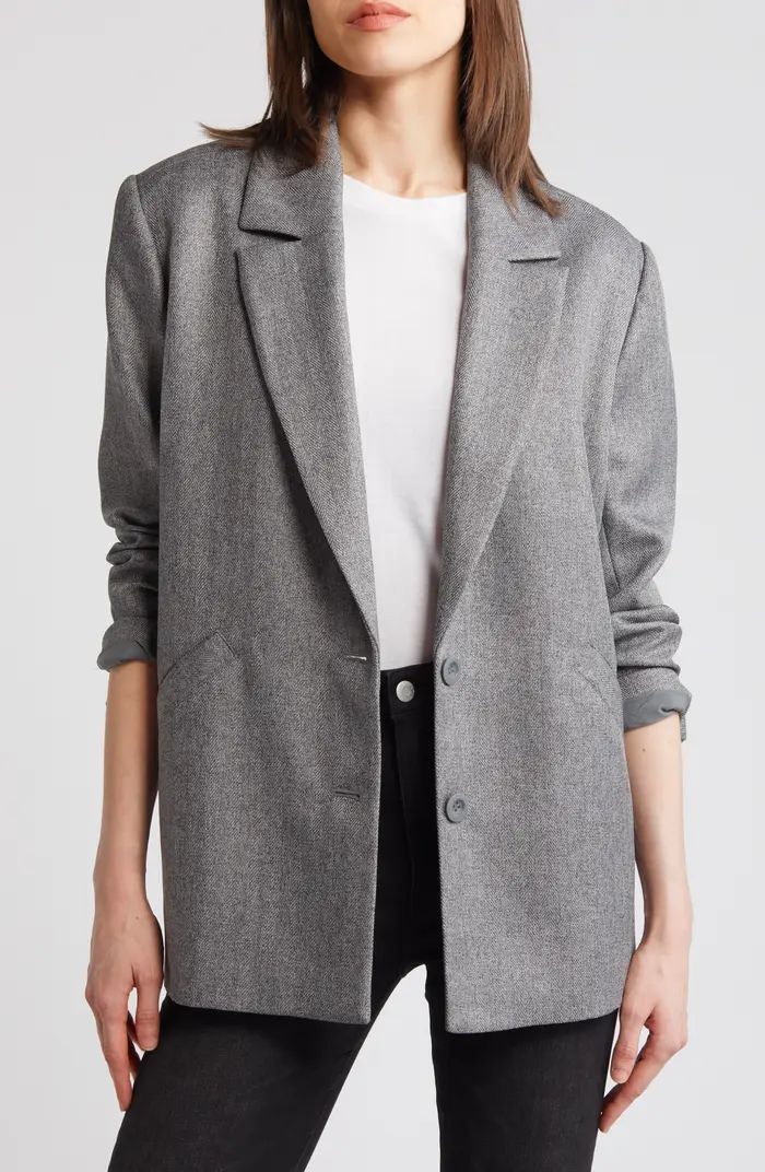 Treasure & Bond Herringbone Oversize Blazer | Nordstrom | Nordstrom