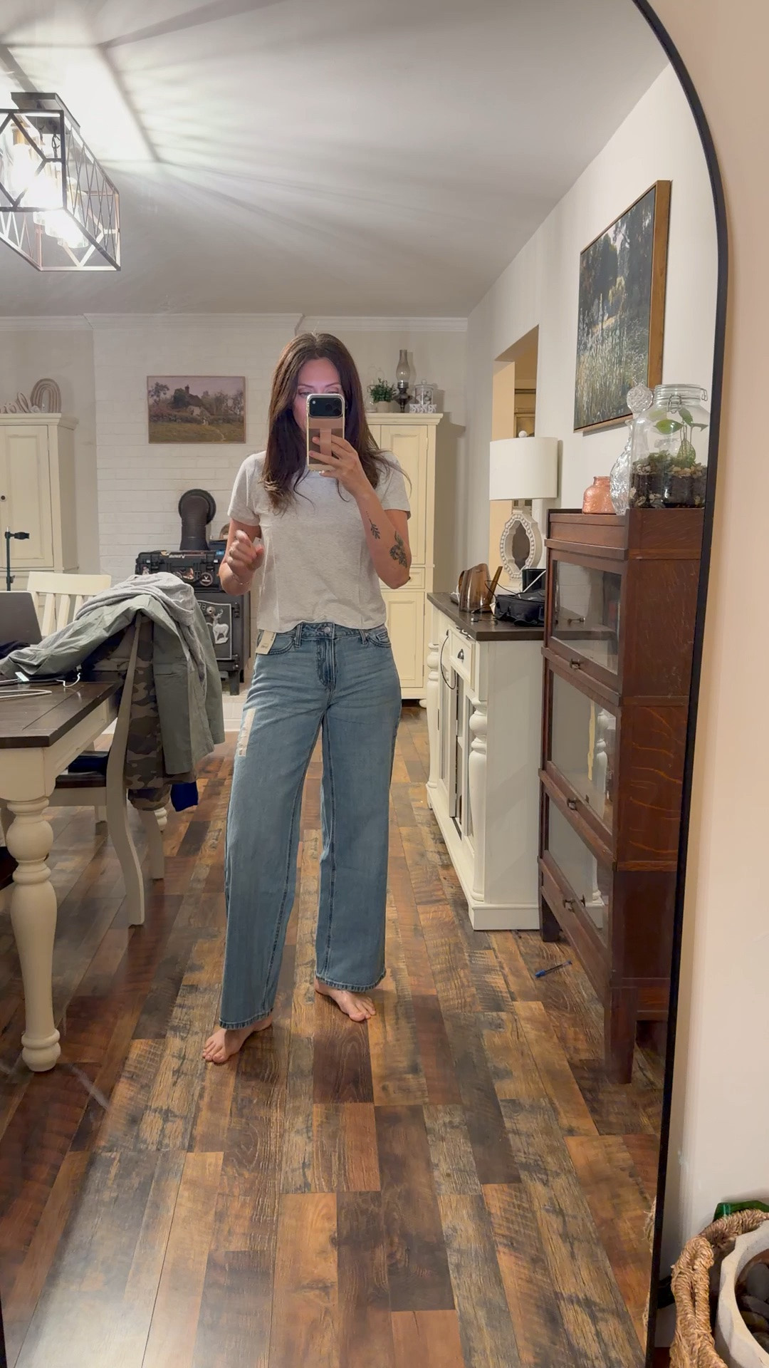 Just a little too short for me, wearing a small tee

#LTKSaleAlert #LTKootd