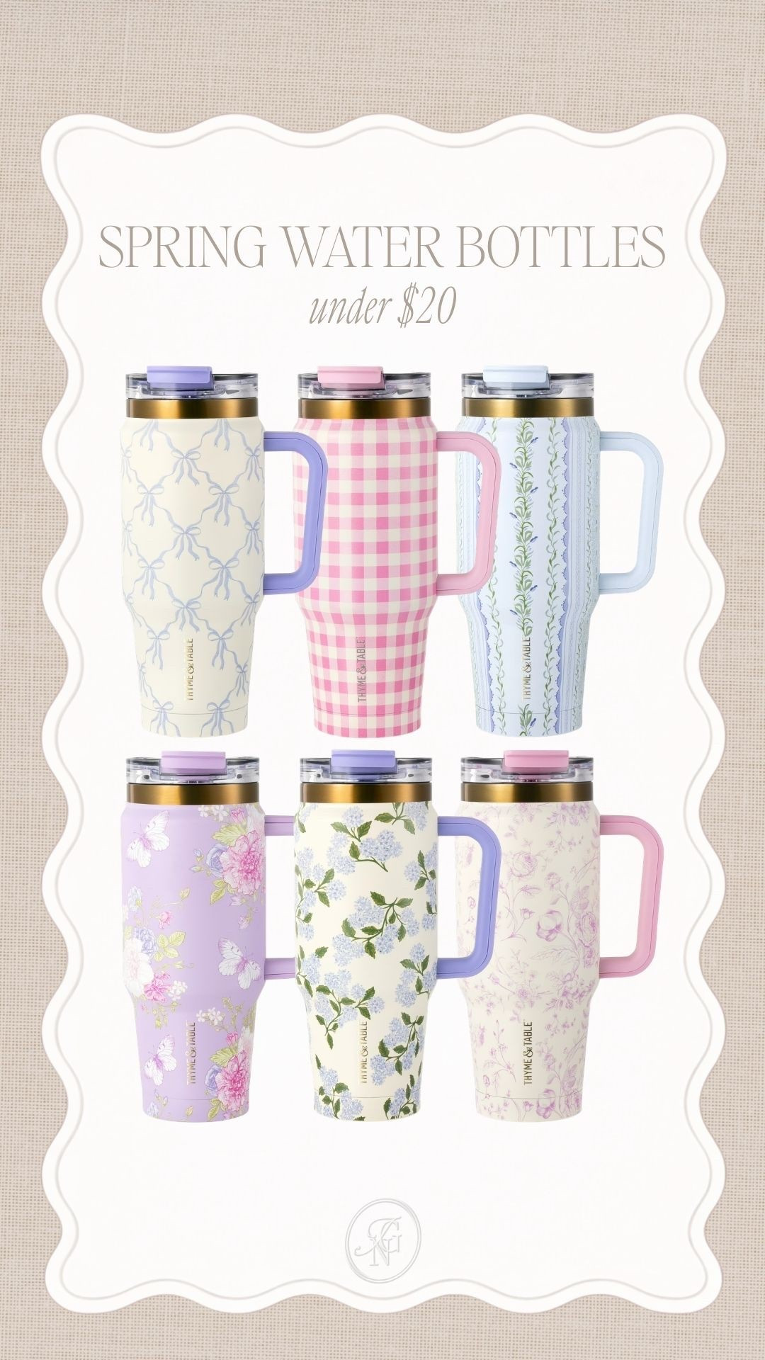 The cutest spring water bottles under $20 🌸 🩵 🐇 so cute for Easter gifts!

#tumbler #waterbottle #loveshack #spring #easter #walmart #walmartfind #wamarthome #springfinds 

#LTKSeasonal #LTKHome #LTKmomlife
