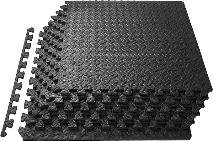 ProsourceFit Puzzle Exercise Mat ½”, EVA Foam Interlocking Tiles, Protective Flooring for Gym ... | Amazon (US)