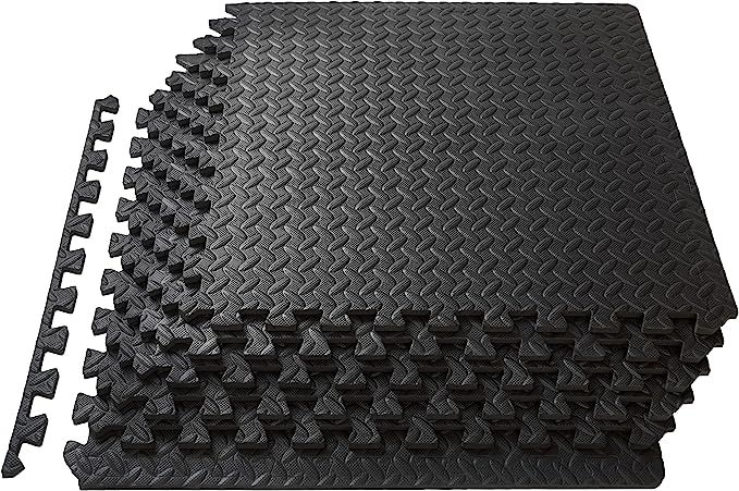 ProsourceFit Puzzle Exercise Mat ½”, EVA Foam Interlocking Tiles, Protective Flooring for Gym ... | Amazon (US)