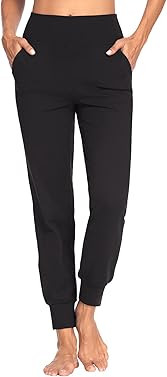 Move Beyond Buttery Soft Women's Yoga Joggers Pants/Capris 4 Pockets High Waist Lightweight Sweat... | Amazon (US)
