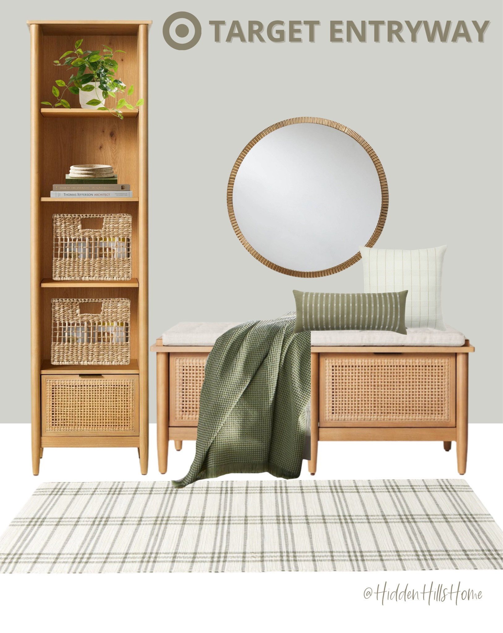 Target entryway decor, Target hearth and hand with magnolia home decor, Target entryway bench, entryway mood board, affordable home decor ideas #entryway 

#LTKstyletip #LTKhome #LTKfindsunder100