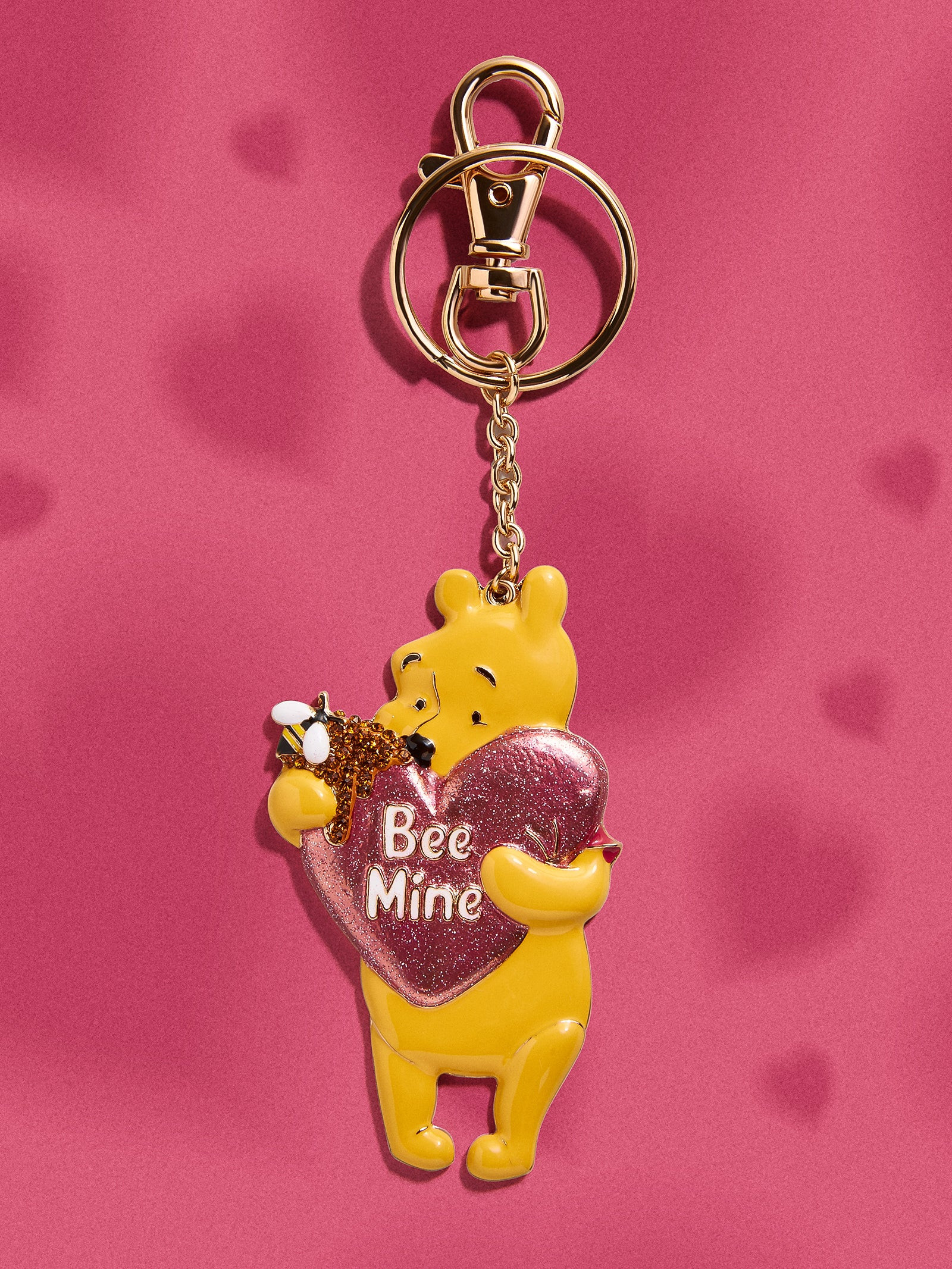 Disney Winnie The Pooh Be Mine 2D Bag Charm - Pooh Bag Charm | BaubleBar (US)