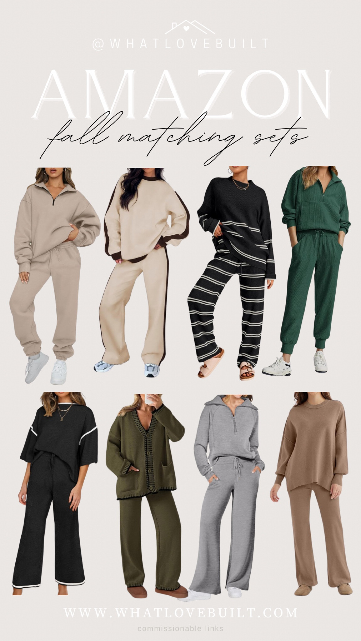 Amazon Fall Matching Sets 🖤

#matchingset #comfy #falloutfit #outfit #comfyoutfit #matching #sweats #sweater #amazonfind 

#LTKStyleTip #LTKBump #LTKFindsUnder50