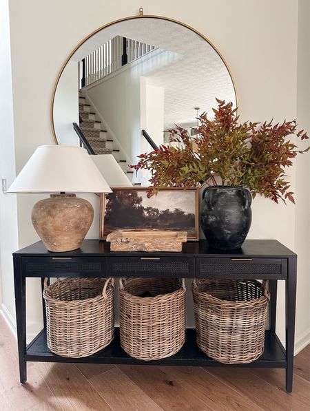 Fall entry way, fall console table. Afloral, Target, wayfair, McGee & Co. 

#LTKSeasonal #LTKhome