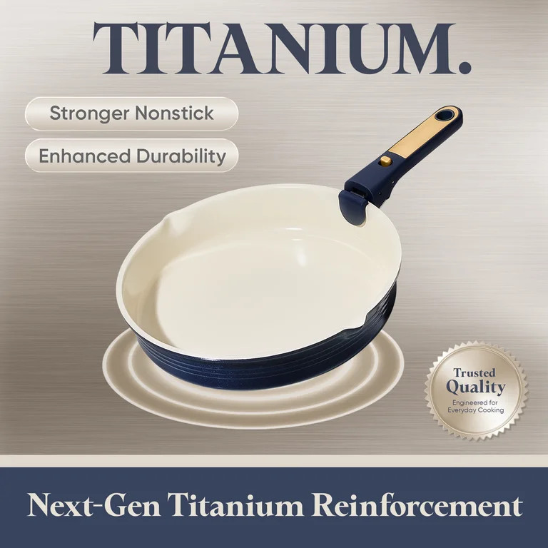 Carote 22 Pcs Ceramic Cookware Set, Pots and Pans Set with Detachable Handles, Oven Safe, Inducti... | Walmart (US)