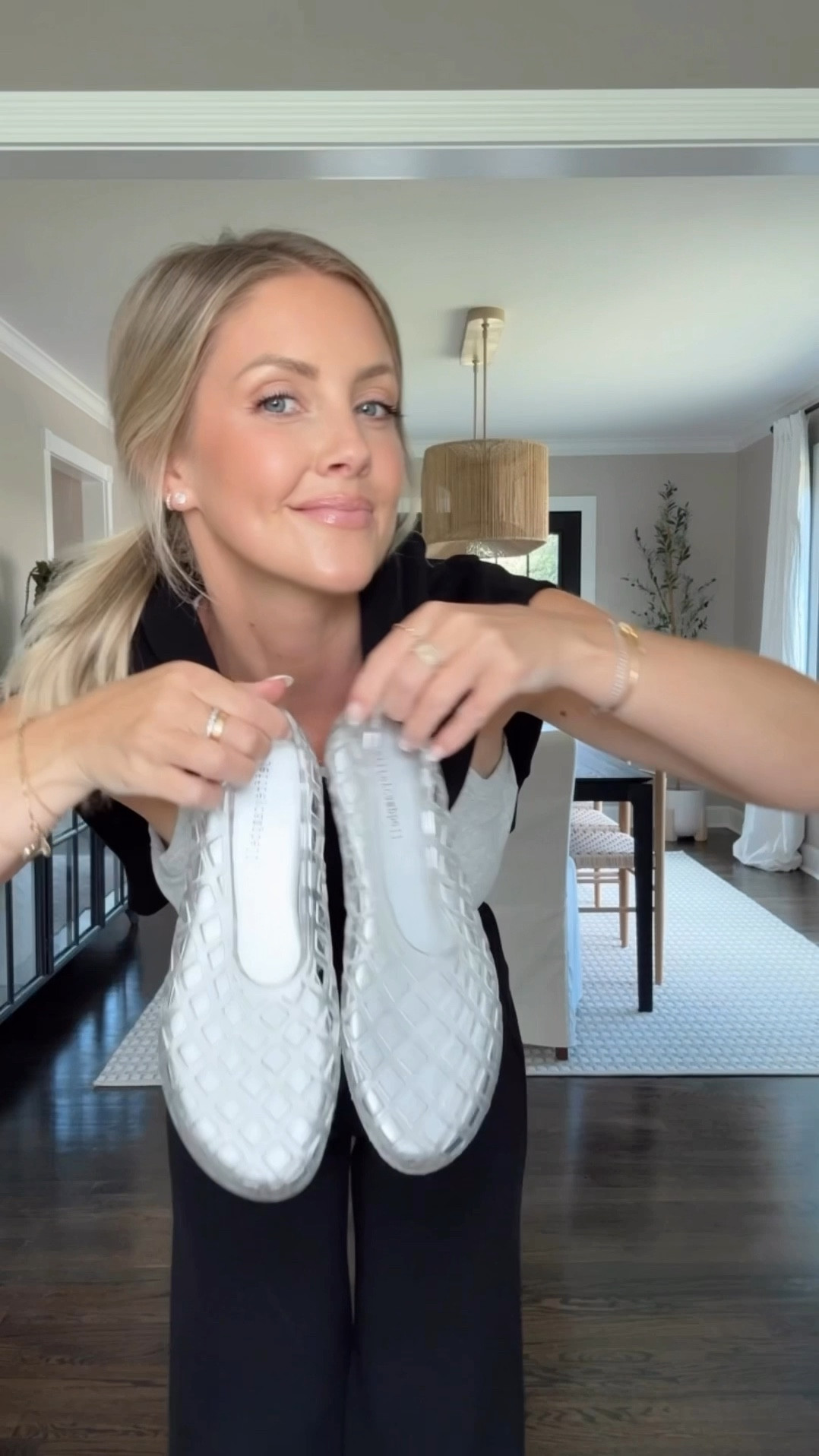 Small Amazon tank / XS Spanx top and pants (code ALMOSTREADYXSPANX for new customers!) / Jelly flats are true to size 🤍

#LTKStyleTip #LTKPetite #LTKOver40