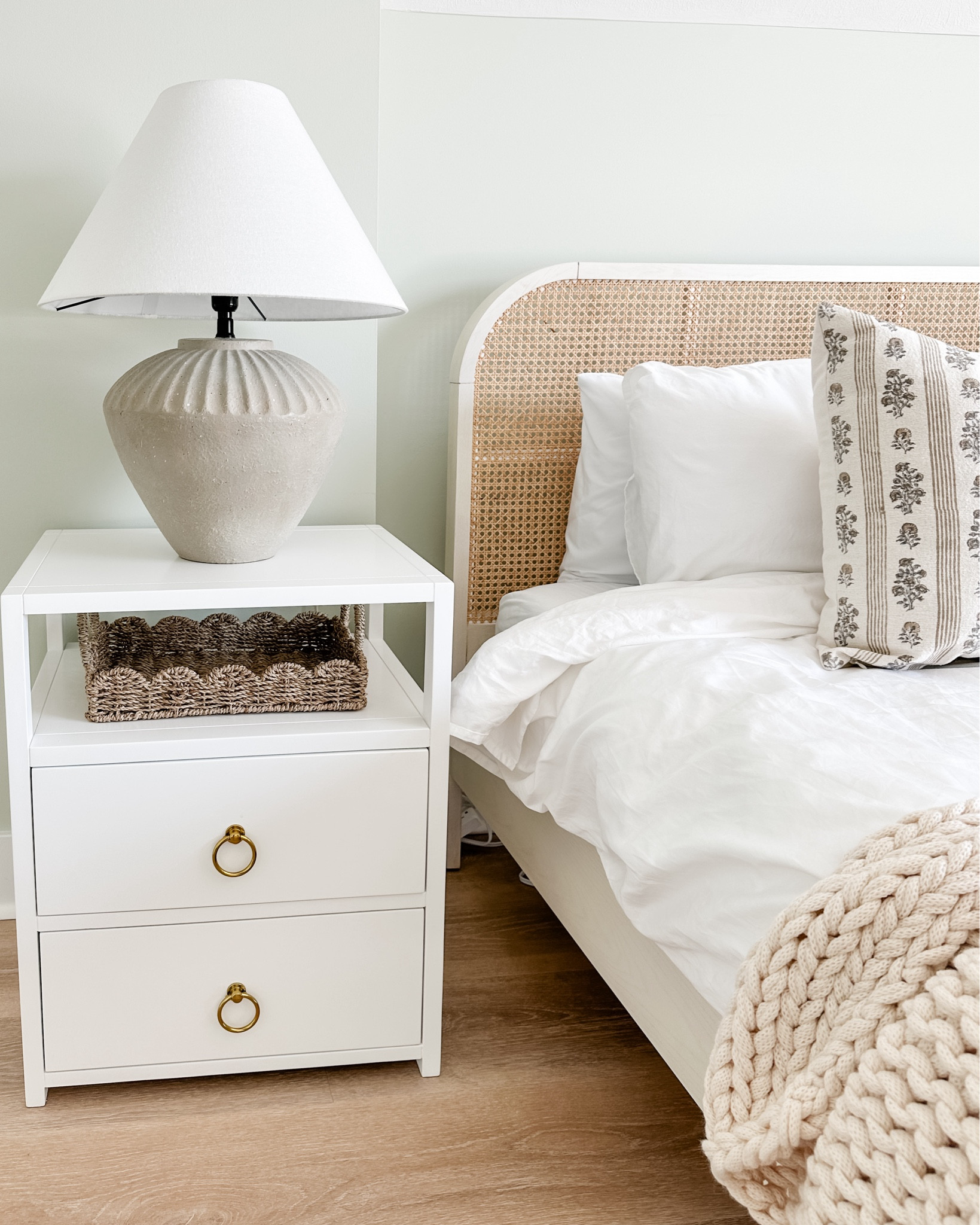 Fun update at the new lake house! The primary bedroom is coming along nicely with new nightstands and this cane platform bed from Birch Lane! The nightstands are included in Birch Lane’s Friends and Family Sale, going on August 9-13! Save up to 40% off! #birchlanepartner @birchlane #mybirchlane

#LTKHome #LTKSaleAlert