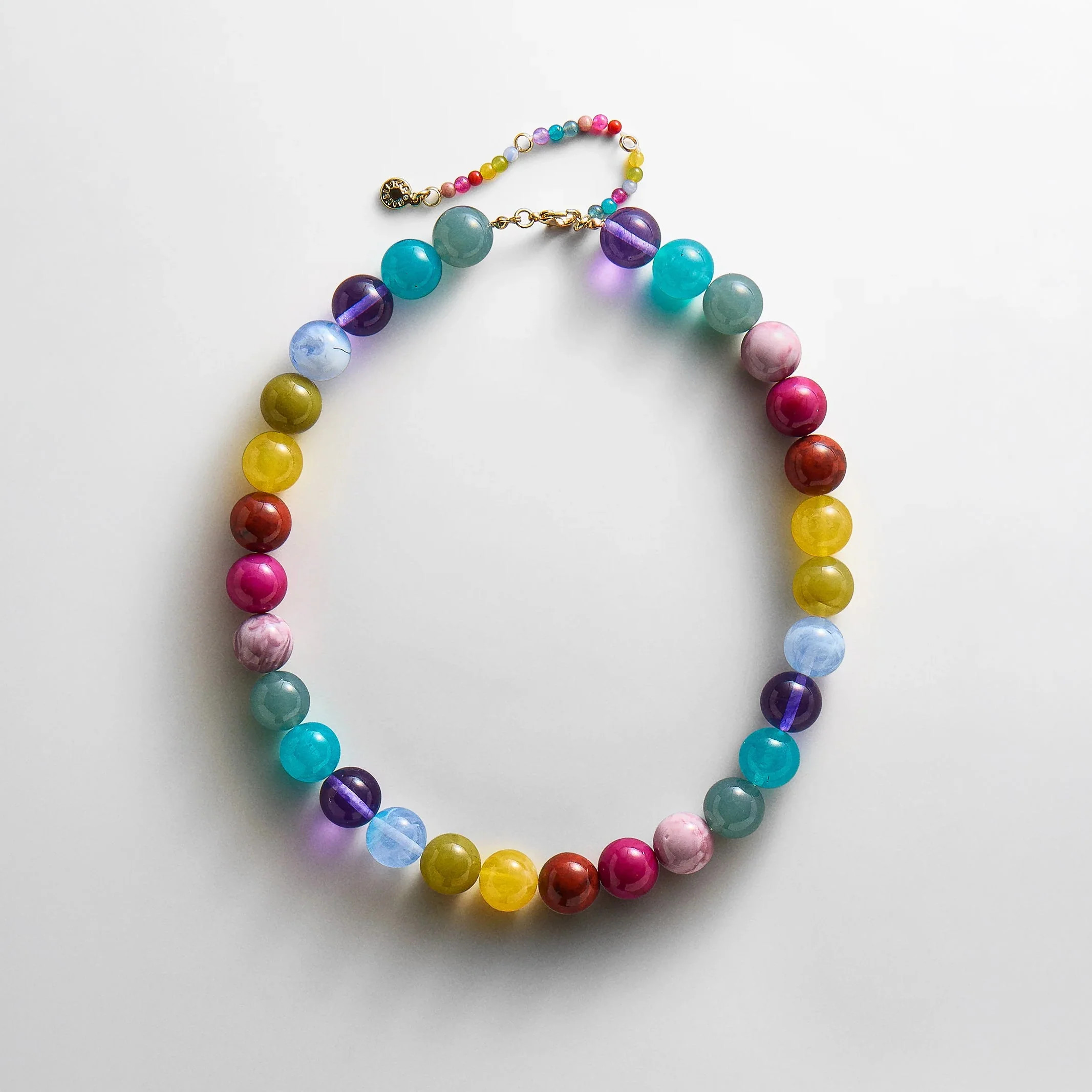 Mini Jane Beaded Necklace - Multi Bead | BaubleBar