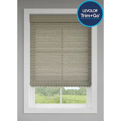LEVOLOR Trim+Go 36-in x 64-in Greystone Light Filtering Cordless Roman Shade Lowes.com | Lowe's