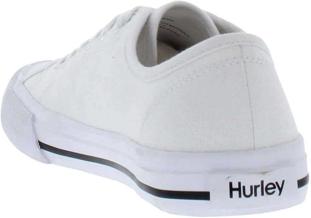 Hurley Womens Carrie Denim Casual and Fashion Sneakers White 7 Medium (B,M) | Amazon (US)