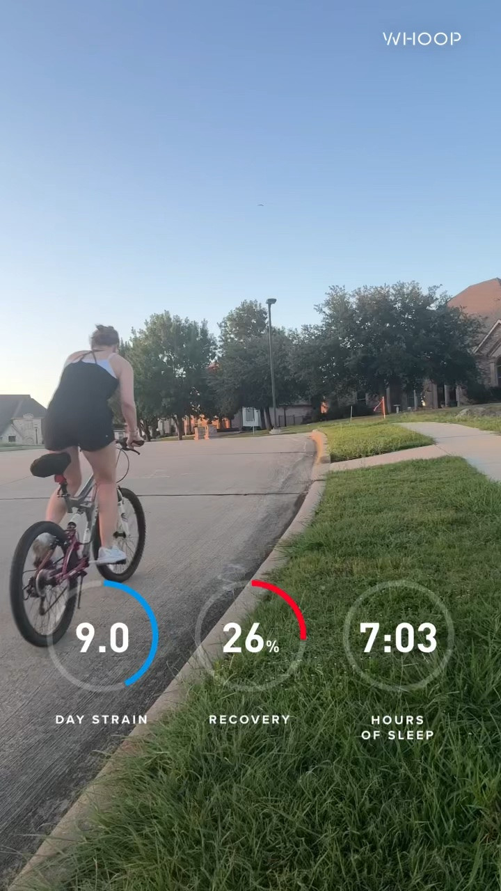 Just getting the miles in and letting my WHOOP do its thing. 📈💪 Every ride teaches me a little more about recovery, strain, and how my body is responding.

#LTKmomlife #LTKOver40