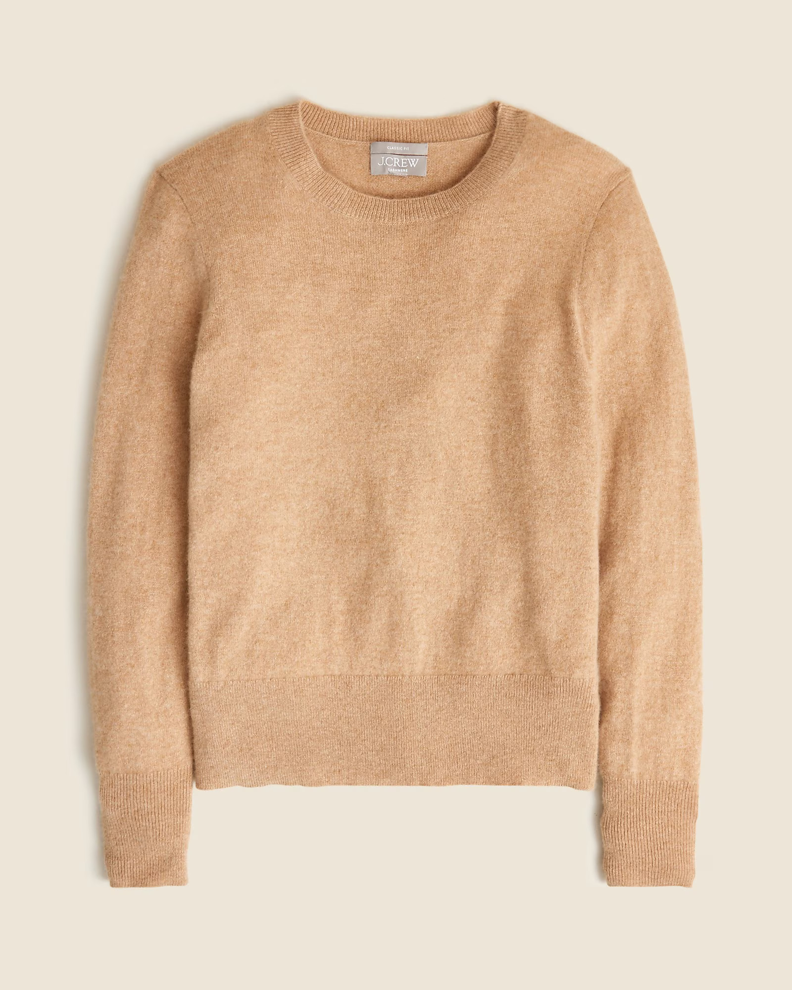 Cashmere classic-fit crewneck sweater | J. Crew US