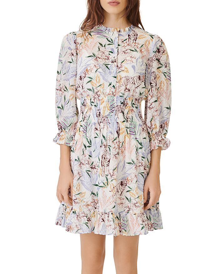 Rythonela Smocked Printed Dress | Bloomingdale's (US)