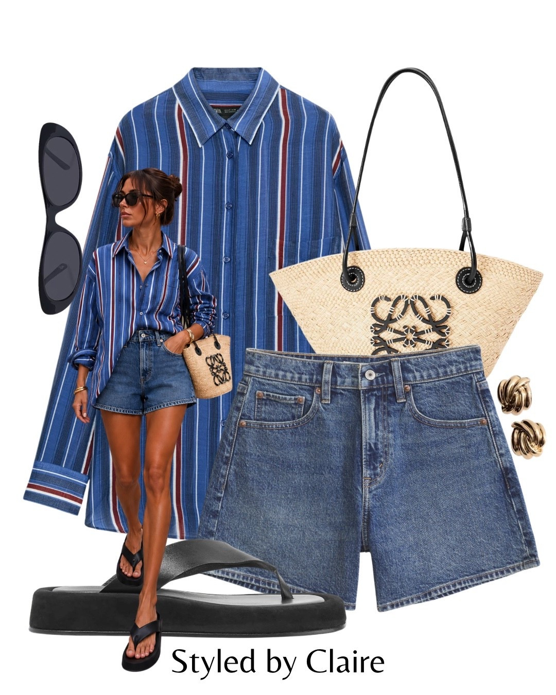 ZARA STRIPE SHIRT💙
Tags: mom shorts midi length Loewe anagram raffia shoulder beach bag Tony Bianco revolve flat thong platform sandals sunglasses mango earrings sunglasses fashion city break chic women’s style inspo outfit ideas holiday vacation summer

#LTKsummer #LTKstyletip #LTKshoes