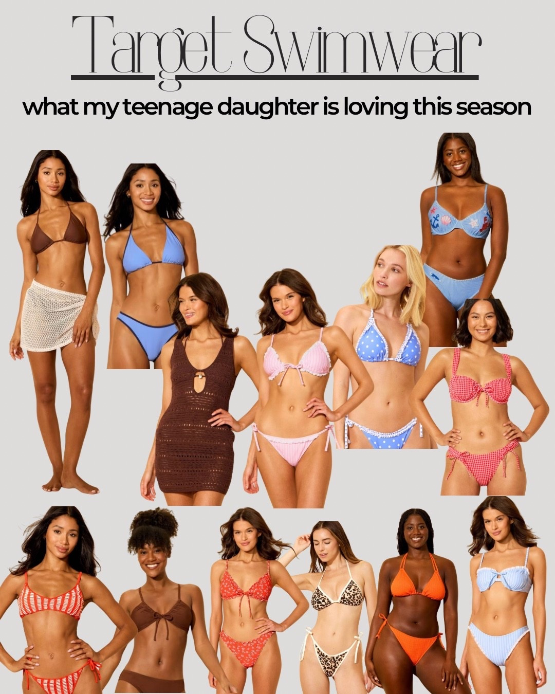 If you have a teen girl… you know the swimsuit approval process is intense 😅

Good news: @Target swimwear passed the test. 
So many cute pieces, flattering fits, mix-and-match options that are actually teen approved. 

I rounded up my faves right here. Run before the good sizes disappear!

#targetswim #swimwear #springlooks #summerlooks #bikini 

#LTKSwim #LTKTravel #LTKKids