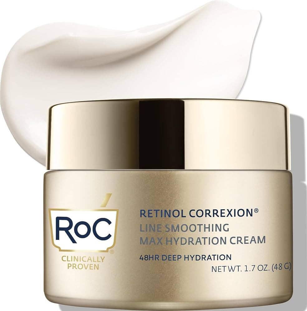 RoC Retinol Correxion Max Daily Hydration Face Moisturizer, Hyaluronic Acid | Amazon (US)
