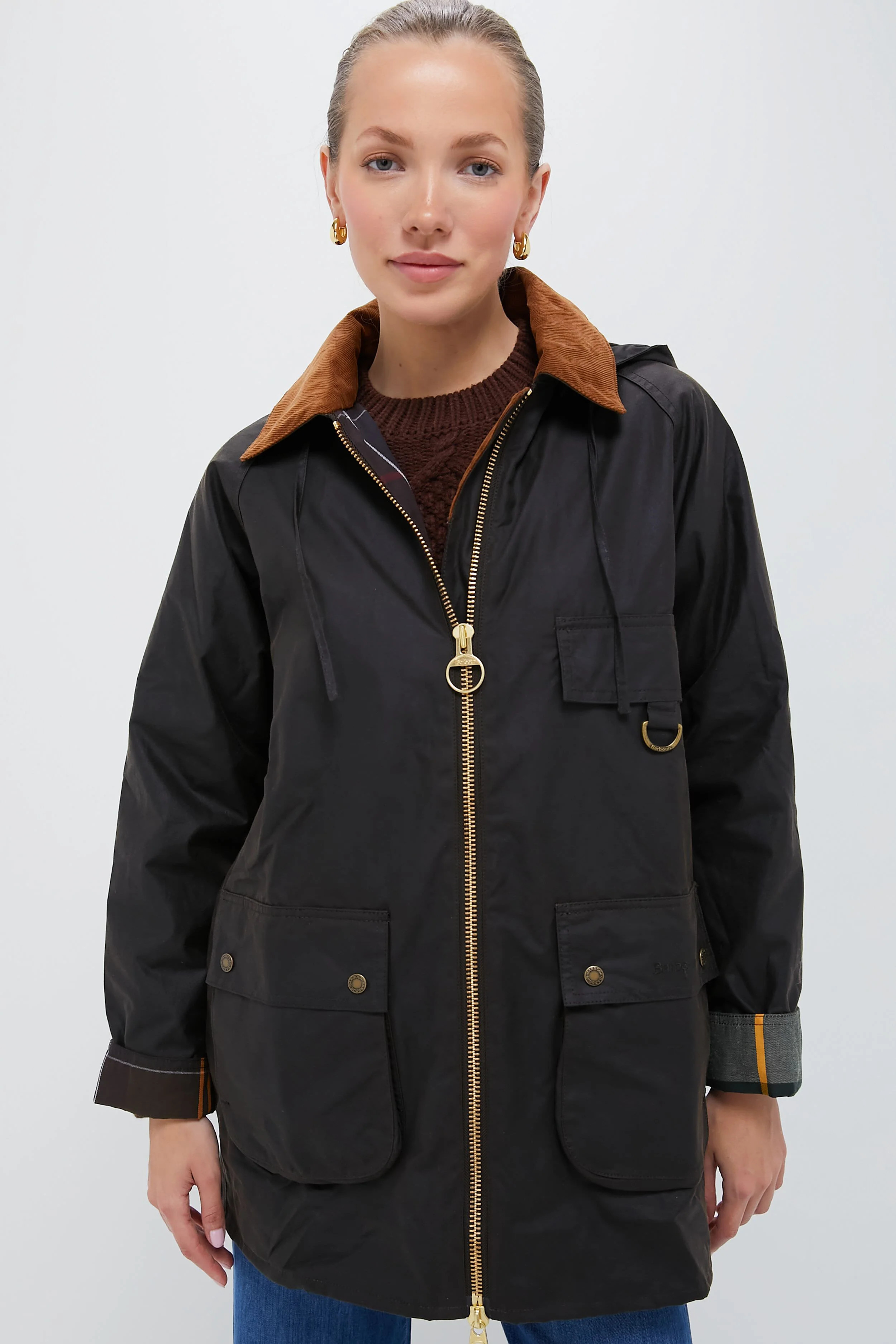 Olive Highclere Wax Jacket | Tuckernuck (US)