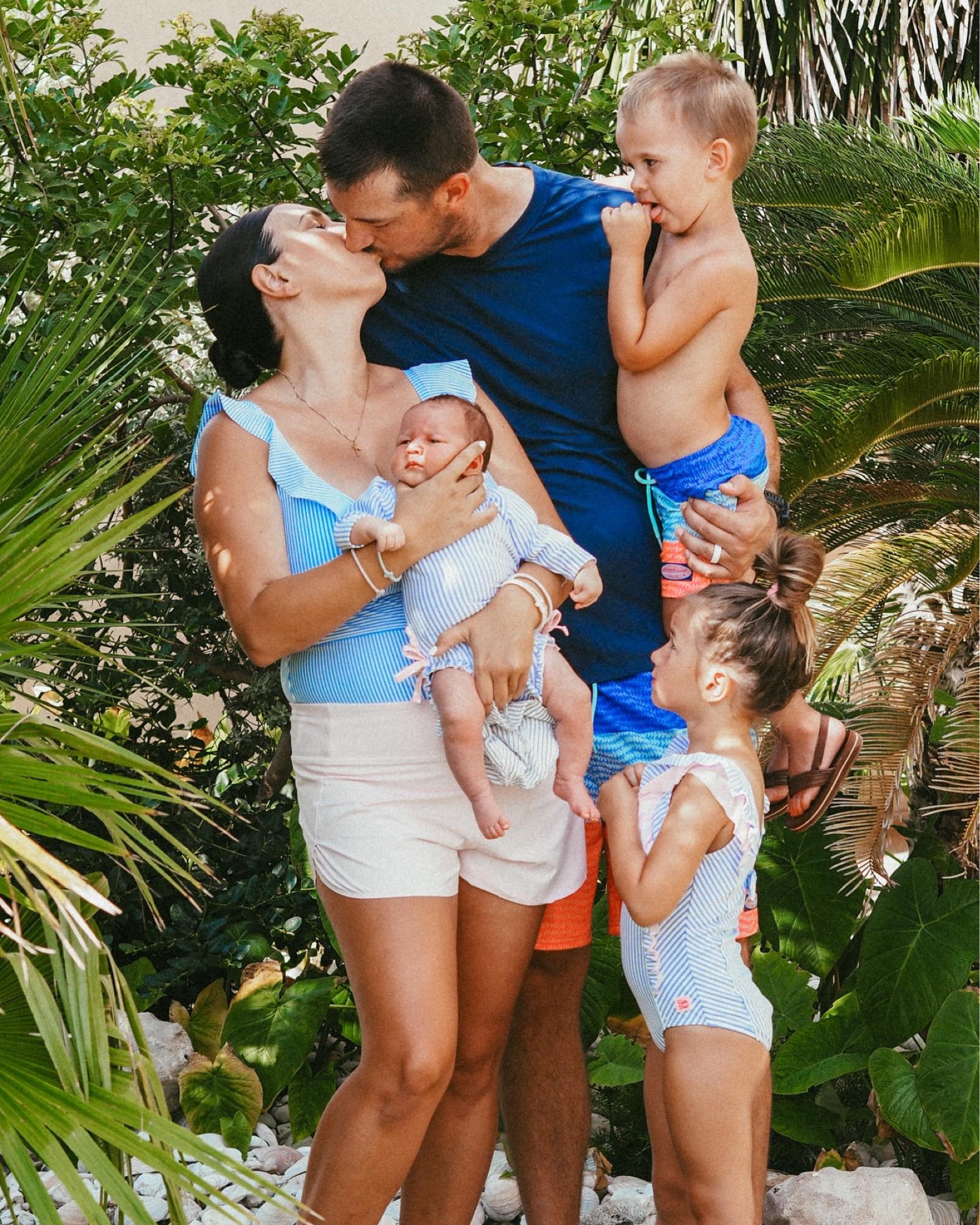 Family photo

Women’s swimsuit - Walmart find and great for postpartum.  Wearing a large!! 
athleta shorts - wearing a large and love them! 
Toddler girl swimsuit 
Baby girl swimsuit 

#LTKkids #LTKfamily #LTKswim