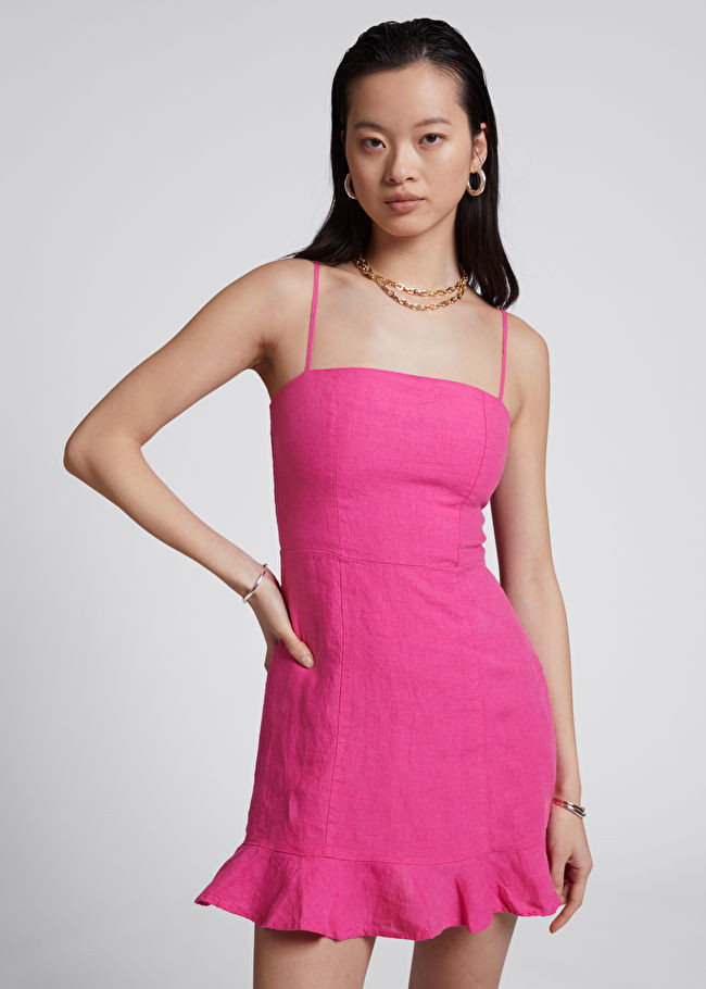 Ruffled Strappy Mini Dress | & Other Stories (EU + UK)