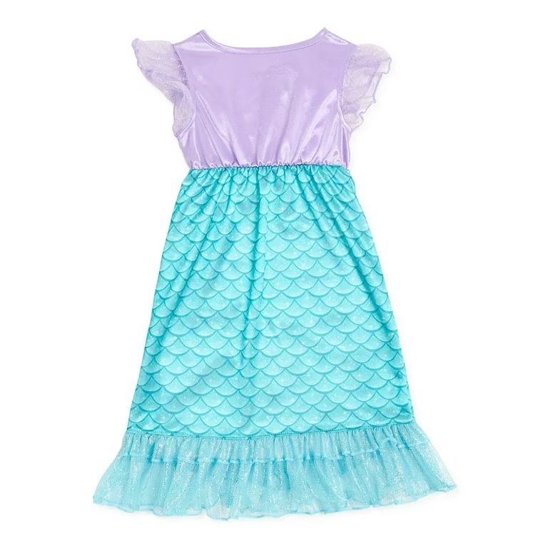 Ariel Disney Princess Fantasy Gown Nightgown | Walmart (US)