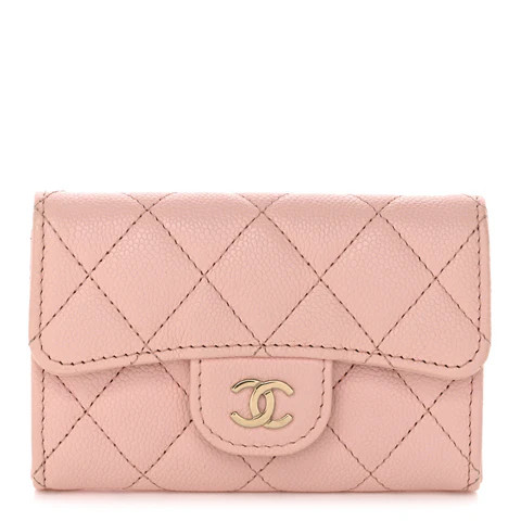 pink chanel cardholder | FASHIONPHILE (US)