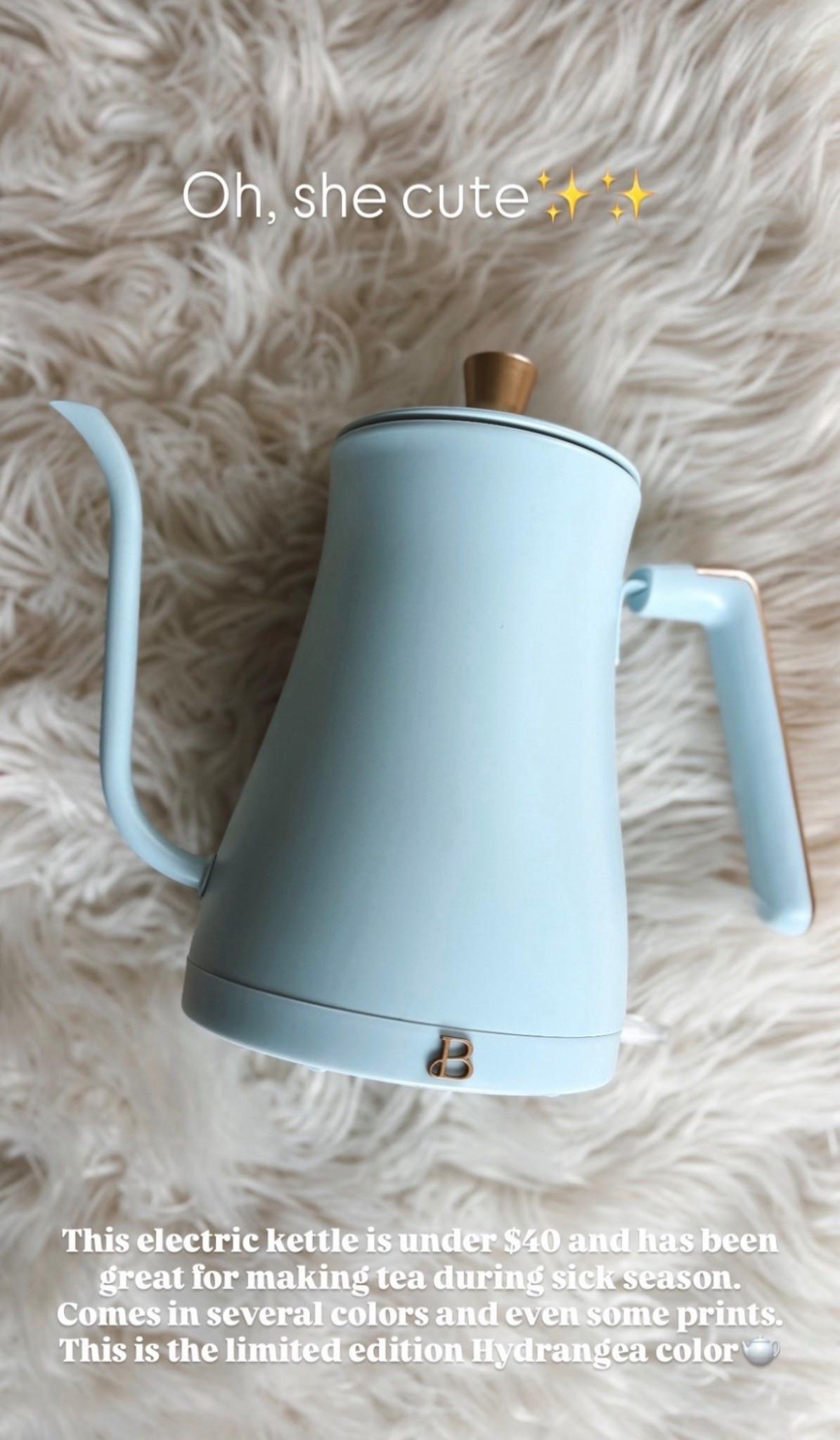 🤍 Cutest electric kettle just in time for cozy drinks 🫖✨☕️🤍

#LTKSeasonal #LTKHome #LTKFindsUnder50