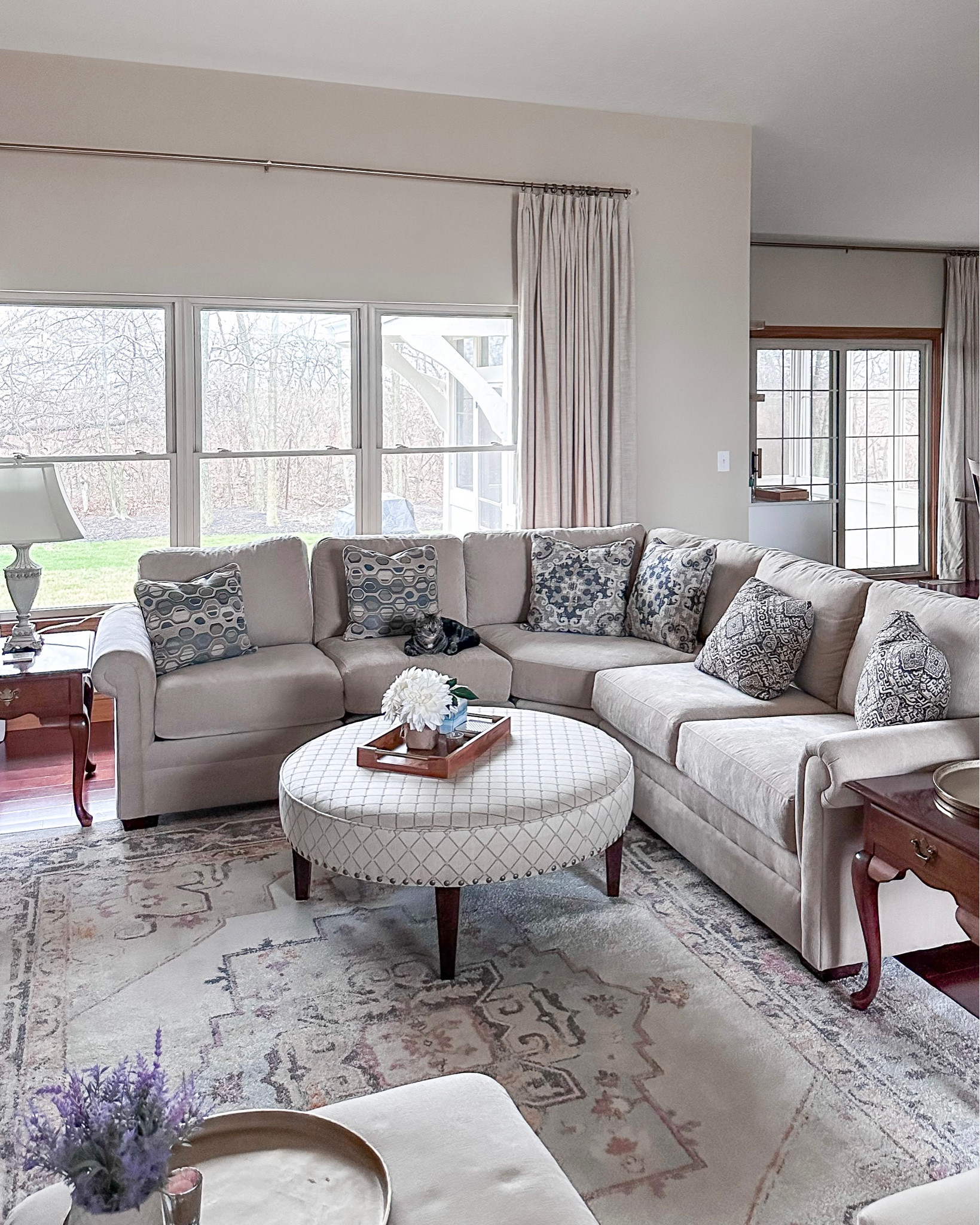 My favorite part of the home is my cozy living room that we finally just finished furnishing and decorating. I am tagging everything we got from Amazon home. 
Living room decor, Amazon home decor, wood tray, throw pillows, rug, rattan box #amazonhome 

#LTKunder100 #LTKhome