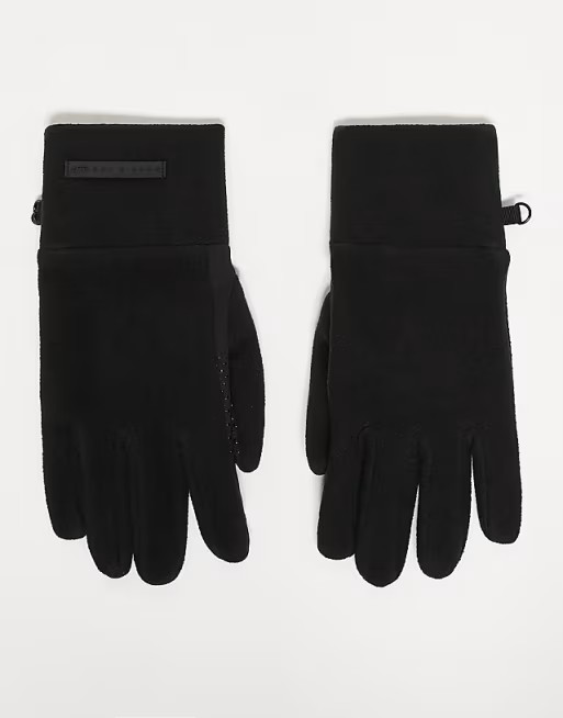 4505 – Ski – Thermo-Handschuhe aus Fleece in Schwarz mit Touchscreen-Funktion | ASOS (Global)