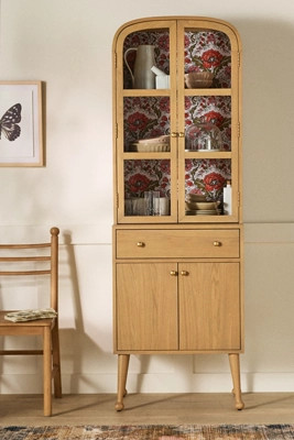 Moretti Oak Bar Cabinet | Anthropologie (US)