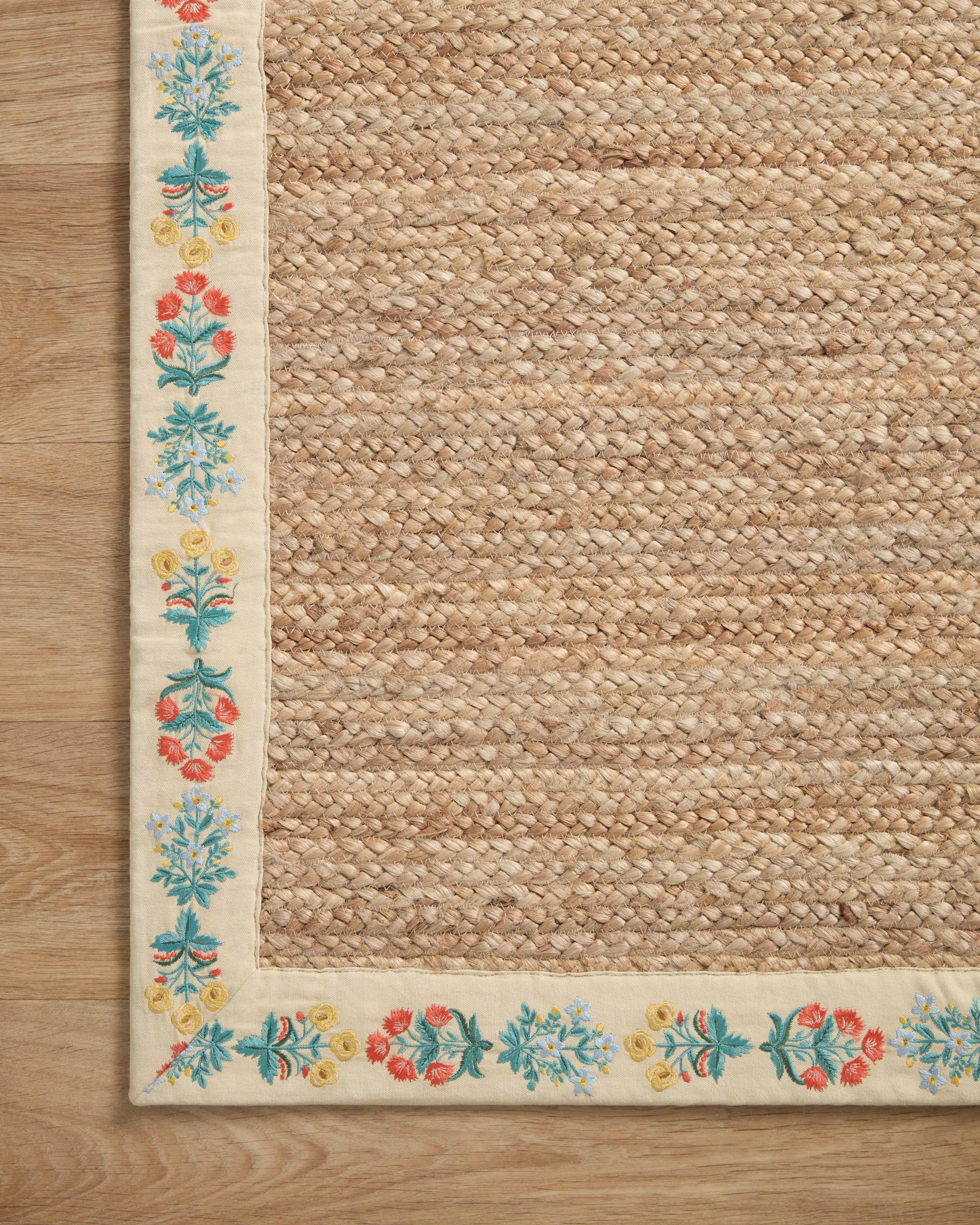 Handmade Braided Area Rug in Mughal Rose Natural / Cream | Wayfair North America