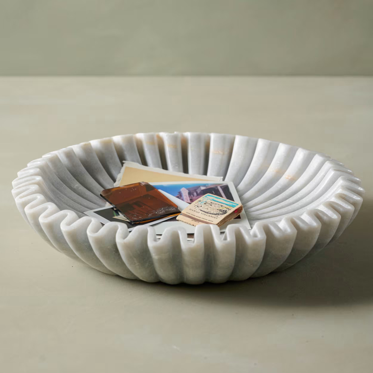 Fluted Marble Bowl | Magnolia