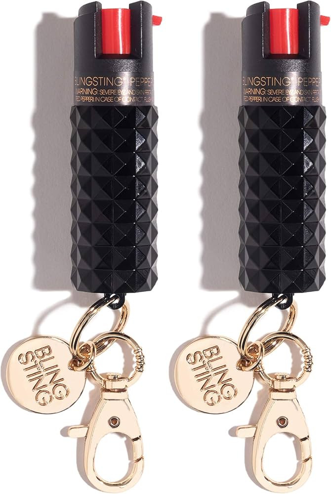 BLINGSTING Pepper Spray for Women - Maximum Strength OC Self Defense Spray - 12 ft Range - UV Mar... | Amazon (US)